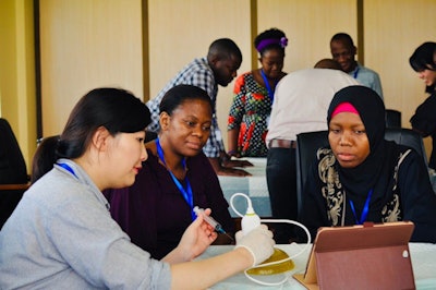 Better staff training can help improve patient outcome in developing nations. Photo courtesy of UCSF Global Cancer Program.