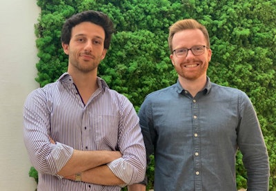 Managing directors Pedro Freire Silva (left), an MRI engineer specializing in hardware and applications who was a PhD researcher at Karlsruhe Institute of Technology in Germany, and Clemens Tepel (right), a former consultant in strategy and operations at McKinsey, and Photo courtesy of DeepSpin.