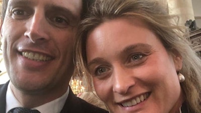 Wopke Hoekstra and Dr. Liselot Hoornweg. Photo courtesy of sterrenoptv.nl.