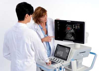 Hologic's SuperSonic Mach 20 scanner. Image courtesy of Hologic.