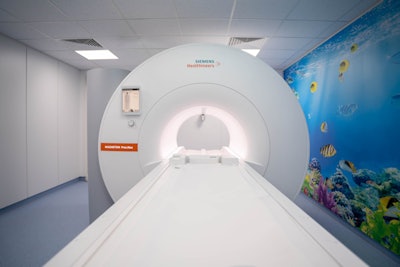 The first installed Magnetom Free.Max in the children's clinic at the University Hospital Erlangen in Germany. Image courtesy of Siemens Healthineers.