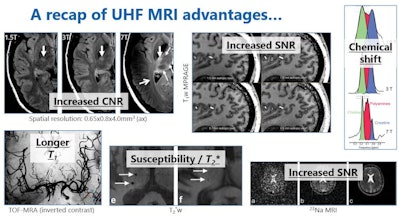 A summary of the main advantages of ultrahigh-field MRI. Image courtesy of Dr. Anja van der Kolk.