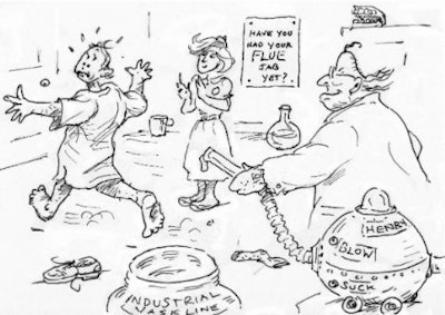 Not all patients are stoical. 'Merely unsheathing a tiny 25 g needle (0.5 mm in diameter) causes some to faint clean away,' McCoubrie quips. 'Approach some with a lubricated enema tube and they bolt for the door before you have time to say 'floccinaucinihilipilification.' Some tend toward the dramatic; wailing and flailing in a manner that can be surprising if you weren't expecting it.'