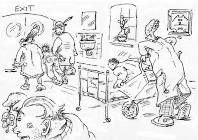 Turfing patients out. 'A hospital I worked in had a 'hand-back' scheme. If a patient was readmitted that had been previously under your team, they were handed back to you. It was therefore in your best interests to make sure this didn't happen,' McCoubrie writes. 'The secret to slick healthcare is not heroics of the individual. Brain and brawn count for little. It is being organized and methodical. It is working in a system that encourages this through subtle incentives and rewards.'