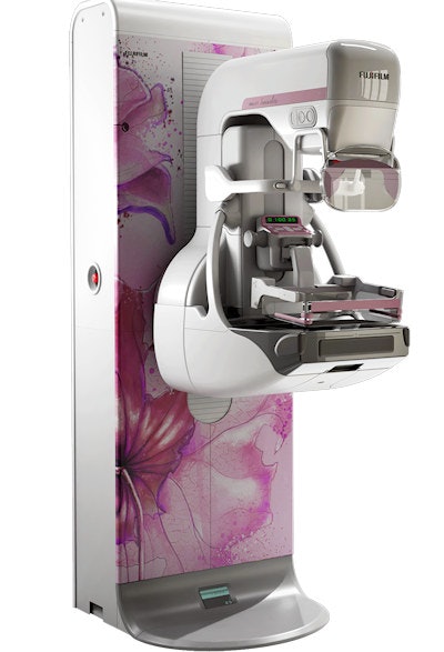 Harmony version of Fujifilm's Amulet Innovality mammography system. Image courtesy of Fujifilm.