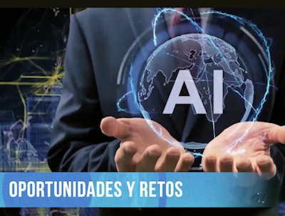 AI brings opportunities but also challenges for radiology, says Dr. Pablo Valdés Solís. Screenshots courtesy of Jana Santiburcio of the European Board of Radiology.