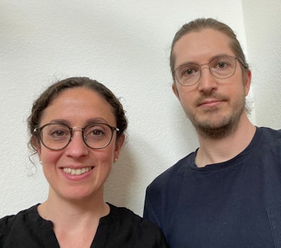 Najat Salameh, PhD, and Mathieu Sarracanie, PhD.
