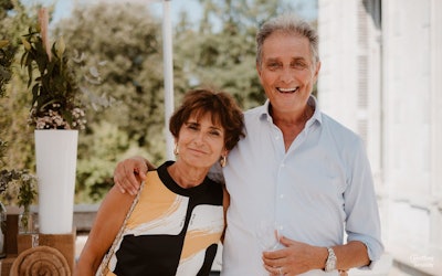 Vanel with his wife, Catherine Vanel-Zins, also a radiologist.