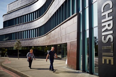 The Christie is a 188-bed (including critical care) cancer facility serving a population of 3.2 million people across Greater Manchester and Cheshire, with 26% of patients being referred from elsewhere in the U.K. Courtesy of Mark Waugh/Alamy Stock Photo.