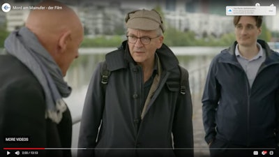 Prof. Dr. Thomas J. Vogl (center) and German actor Joe Bausch (left) star in the new video production.