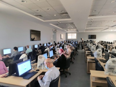 This large exam session took place in Cairo in October 2021. Figures courtesy of the EBR