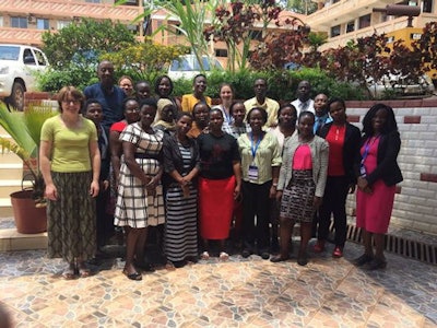 Fiona Denison had a keen interest in global health, particularly Uganda. Image courtesy of University of Edinburgh.