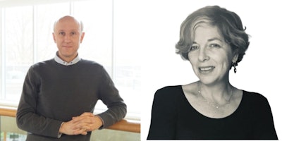 (Left) Antony Rix, PhD, and (right) Prof. Evis Sala.