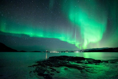 David Shepherd sailed from the South of England to Tromsø in Northern Norway, where he saw the Northern Lights. Photo courtesy of Tourist Office Tromsø.