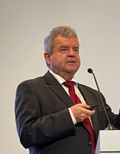 Prof. Dr. Siegfried Trattnig at Arab Health 2022. Image courtesy of Robert Stevens.