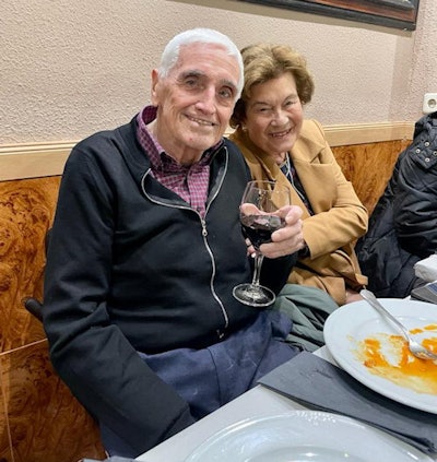 Cesar and his wife Marisa have been married for 58 years.