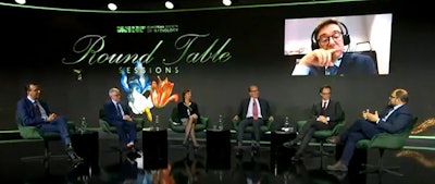 Panelists for Thursday's interventional oncology session get down to business.