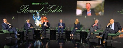 The panel discusses the challenges of green radiology.