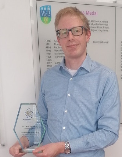 Jonathan McNulty, PhD, from Dublin.