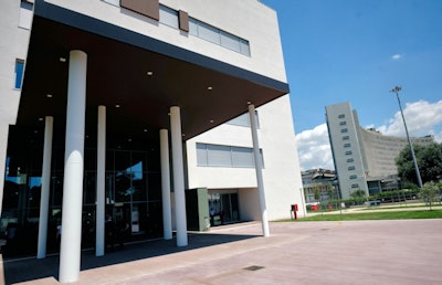 A new building for teaching and research at the Faculty of Medicine and Psychology opened at Sant'Andrea Hospital in 2020. Photo courtesy of LaPresse/Alamy Stock Photo.