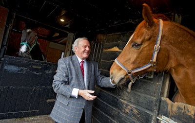 Kees Vellenga had a deep love of horses. Photo courtesy of Foto Tubantia