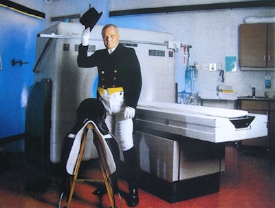 Vellenga's life-long passion for radiology and equestrian sports was legendary. Image courtesy of MedischContact.