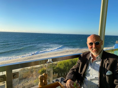 'I like the ocean,' says Parizel. All photos courtesy of Prof. Paul Parizel, PhD.