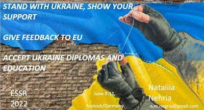 Nehria calls for people to give feedback to the European Union (EU), asking the EU to be more flexible in accepting Ukrainian degrees and credentials.