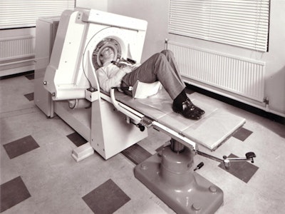 The first CT scanner, the Mark 1 EMI Scanner.