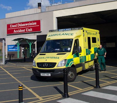 The patient was treated at Ysbyty Gwynedd in Bangor. Photo courtesy of atgof.co/Alamy Stock Photo.