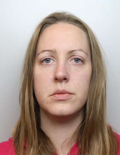 Lucy Letby is only the fourth woman in British history to have received a whole-life term -- Myra Hindley, Rosemary West, and Joanna Dennehy are the others. Photo courtesy of Cheshire Police.