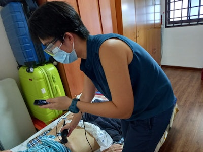 The clinical implementation of point-of-care ultrasound is making steady progress. Courtesy of Dr. Joyce Yap, community geriatrician and lead for POCUS in Community (PIC).
