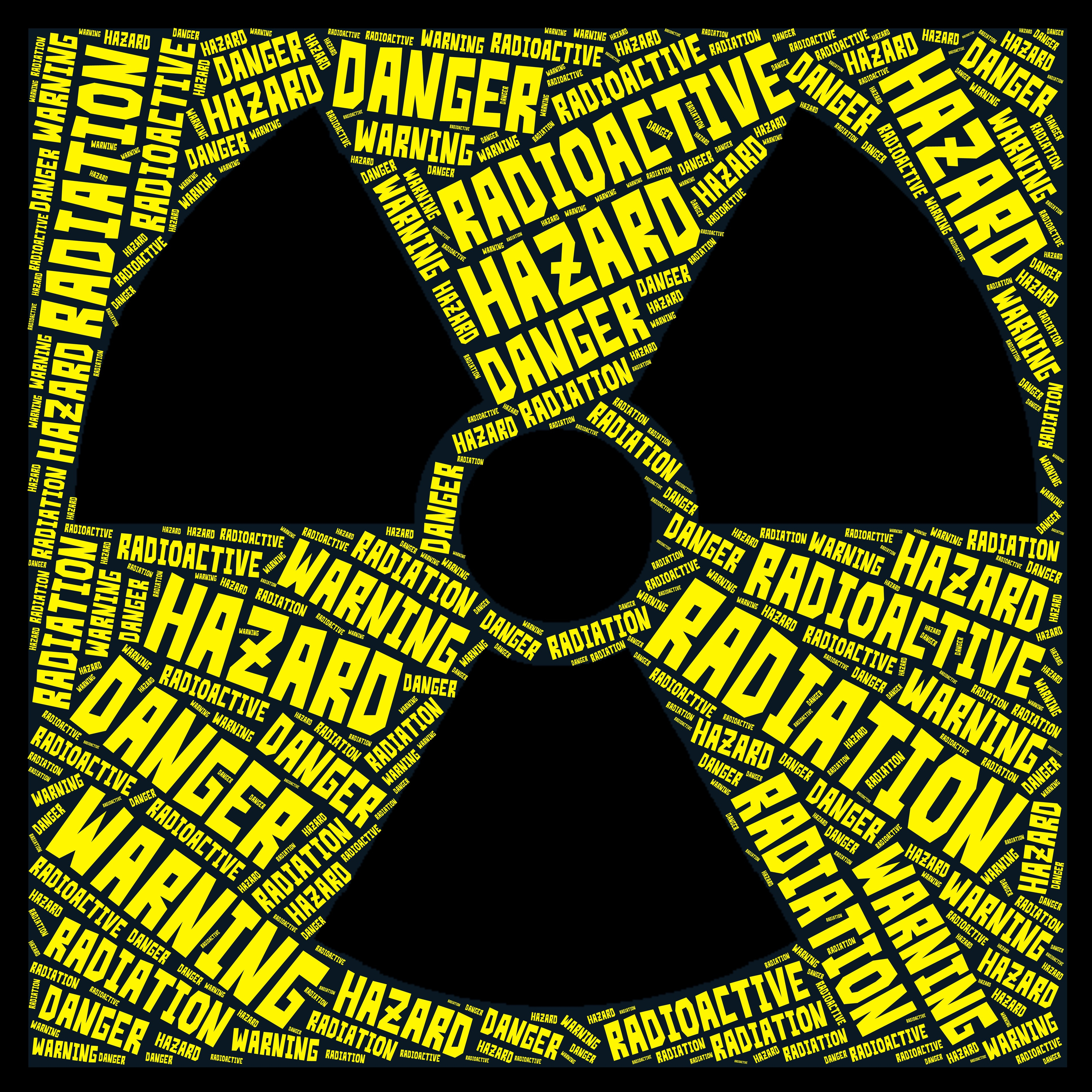 Radiation Symbol Word Cloud