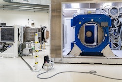 Beam Line Of The Proton Therapy System (left) With In Beam Mri Of The Aurora Pt System (right)