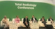 Dr. Kath Halliday and fellow panel members, including former ESR president Prof. Michael Fuchsjaeger from Graz in Austria, discuss the future challenges and opportunities in pediatric radiology.