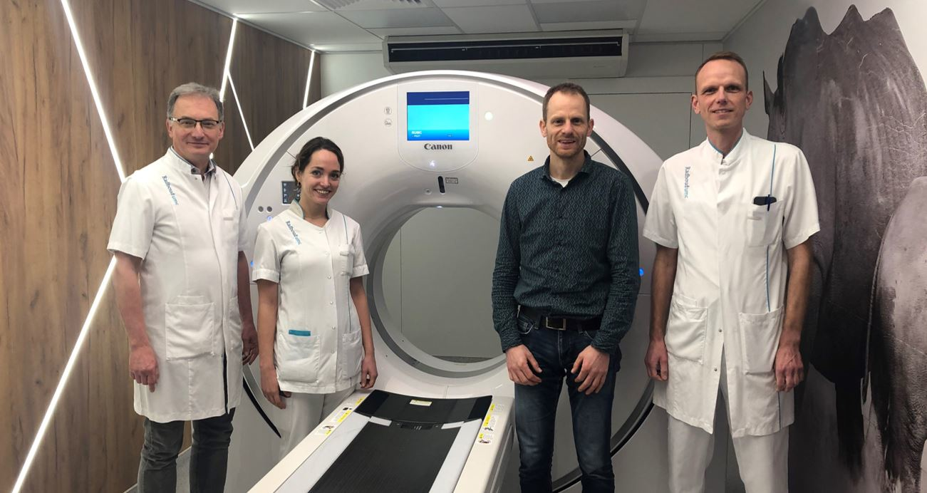 Canon PCCT system at Radboud University Medical Center. Image courtesy of Canon.