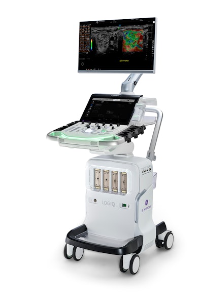 GE HealthCare's new Totus ultrasound scanner. Images courtesy of GE HealthCare.