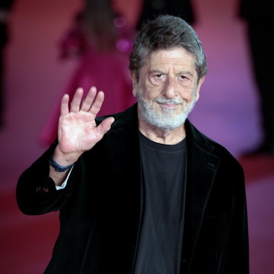 Andrea Purgatori at the red-carpet opening event for the Era Ora movie held at the 17th Rome Film Festival in October 2022. Courtesy of Gennaro Leonardi / Alamy Stock Photo