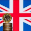 British Pound And Flag