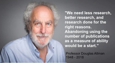 Doug Altman. Photo courtesy of NDORMS, University of Oxford.