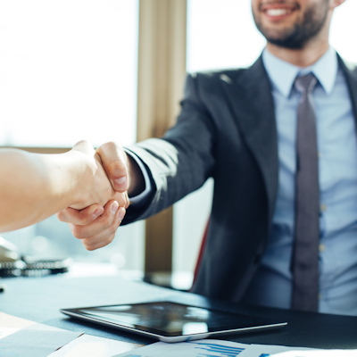 Business Man Handshake 400