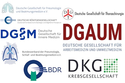 Eight professional associations and societies in Germany have supported the lung screening initiative. Image courtesy of the DRG.