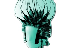 MAG4Health's magnetometer magnetoencephalography (OPM-MEG) brain scanner. Photo courtesy of Aston University.