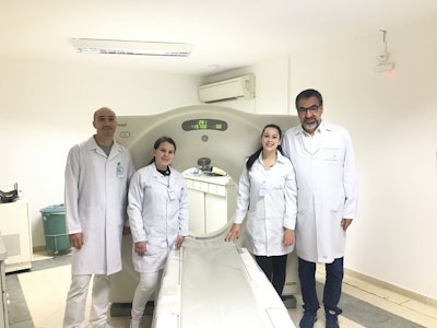 Staff at the Dr. Leonel Ferreira Imaging Center treat around 30,000 patients a year.
