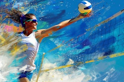 Beach Volleyball Player Woman