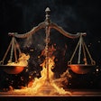 Justice Scales Fire