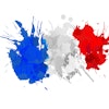 French Flag Splashes