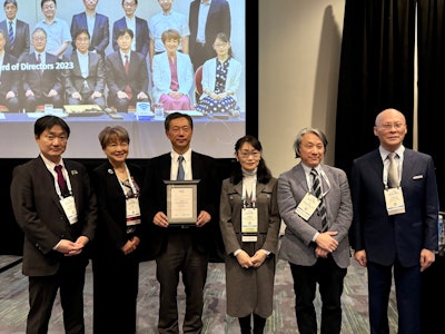 Speakers and moderators at Tuesday's RSNA session. Photo courtesy of Yulika M. Ugajin, Japan Radiological Society.