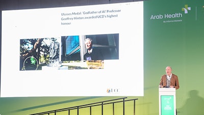 AI was also a key topic at Total Radiology. This lecture acknowledged the work of Prof. Geoffrey Everest Hinton, who was awarded the 2024 Ulysses Medal by University College Dublin in recognition of his work in computer science. However, many radiologists remain wary of Hinton after he predicted in 2016 that AI would replace radiologists and he said, 'We should stop training radiologists right now.'