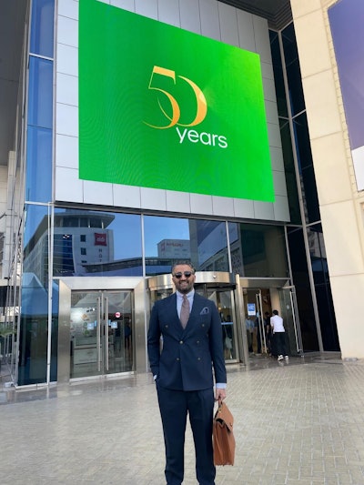 Dr. Saif Afat, chairperson of the ESR Radiology Trainees Forum Subcommittee and managing senior physician at the University Hospital of Tübingen in Germany, was one of many European attendees at Arab Health 2025.